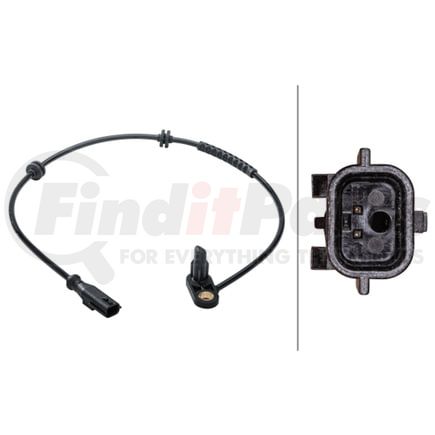 HELLA 012679171 Sensor, wheel speed - 2-pin connector - Rear - Cable: 610mm