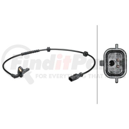 HELLA 012679161 Sensor, wheel speed - 2-pin connector - Rear - Cable: 620mm