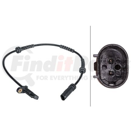 HELLA 012679541 Sensor, wheel speed - 2-pin connector - Rear - Cable: 510mm