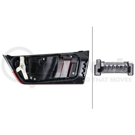 HELLA 013174531 Combination Rearlight;HELLA;with rear fog light (LED);;with taillight (LED);Inner Section;12V;;SAE;LED;with lamp base;LED;with reverse light (LED);BMW;Left;for right-hand traffic;for left-hand traffic;