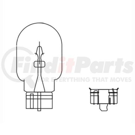 HELLA 158 HELLA 158 Standard Series Incandescent Miniature Light Bulb, 10 pcs