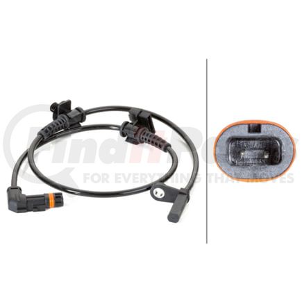 HELLA 230040001 Wheel Speed Sensor 6PU