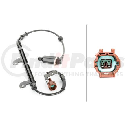 HELLA 230040491 ABS Wheel Speed Sensor