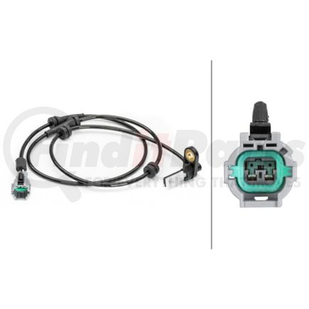 HELLA 230040661 ABS Wheel Speed Sensor