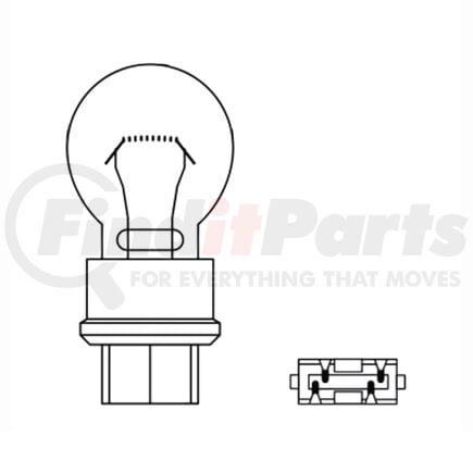 HELLA 3157 HELLA 3157 Standard Series Incandescent Miniature Light Bulb, 10 pcs