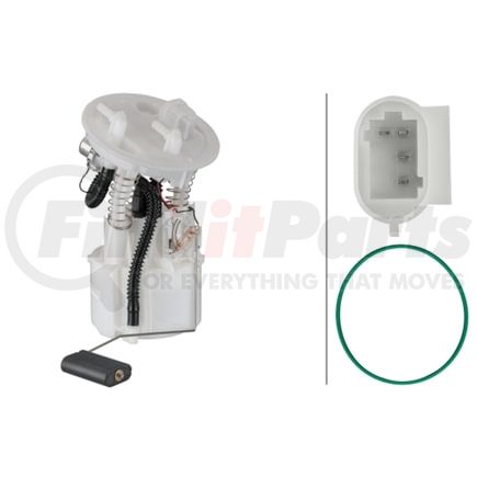 HELLA 358106791 Fuel Pump and Sender Assembly