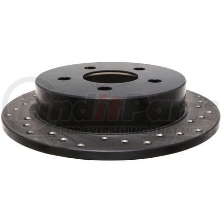 StopTech 128.62058L StopTech Sport Cross Drilled Brake Rotor; Rear Left