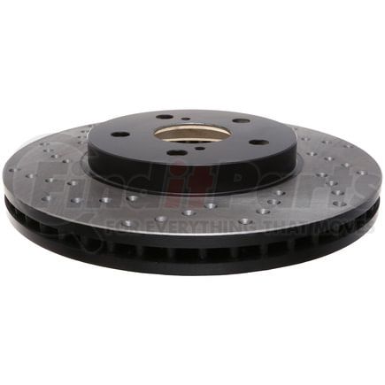 StopTech 128.44125R StopTech Sport Cross Drilled Brake Rotor; Front Right