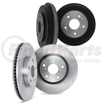Dynamic Friction Company 6004-45032 Brake Rotors and Drums - Blank