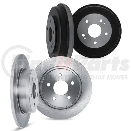 Dynamic Friction Company 6004-47061 Brake Rotors and Drums - Blank
