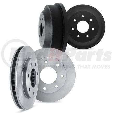 Dynamic Friction Company 6004-54243 Brake Rotors and Drums - Blank