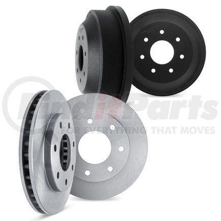 Dynamic Friction Company 6004-54246 Brake Rotors and Drums - Blank