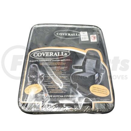 Seats Inc 182704XN1165 COVERALLS-MID BACK BLACK/GRA