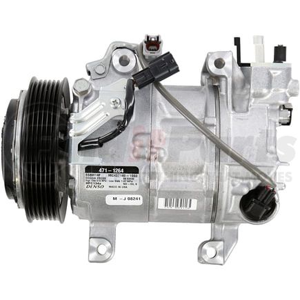 Denso 471-1264 REMAN COMPRESSOR W/ CLUTCH