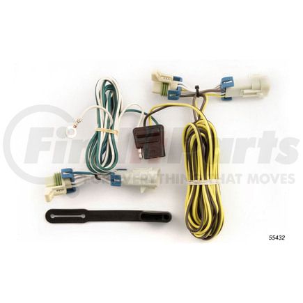 CURT Manufacturing 55432 Custom Wiring; 4-Flat; Select Chevrolet Cobalt; HHR; Pontiac G5; Pursuit Coupe