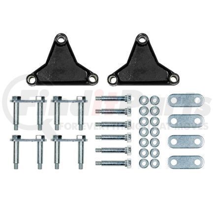 CURT Manufacturing 121098L Trailer Axle Attaching Parts (AP) Suspension Kit for 2;000-7;000-lb. Double-Eye