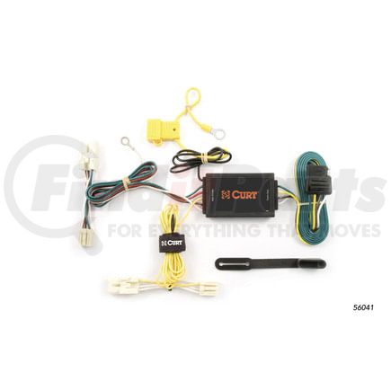 CURT Manufacturing 56041 Custom Wiring Harness; 4-Way Flat Output; Select Hyundai Genesis