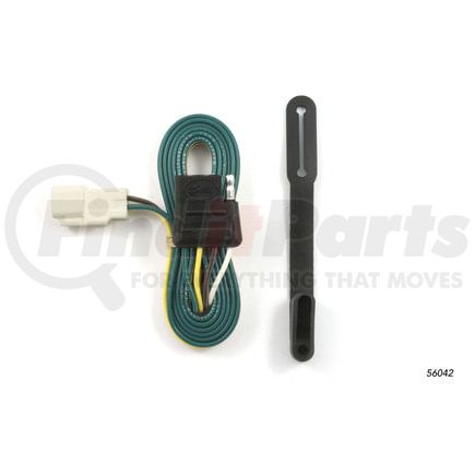 CURT Manufacturing 56042 Custom 4-Flat; Select Toyota Highlander; OEM Tow Package Required
