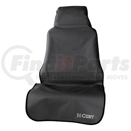 CURT Manufacturing 18501 Seat Defender 58in. x 23in. Removable Waterproof Black Bucket Seat Cover