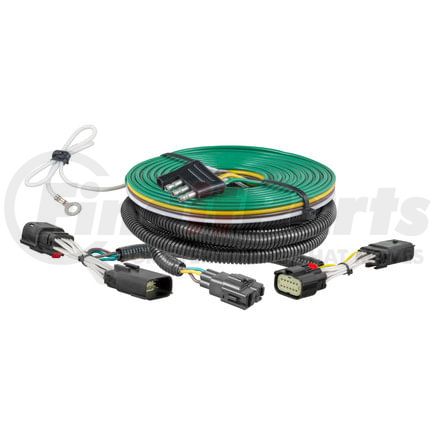 CURT Manufacturing 58964 Custom Towed-Vehicle RV Wiring Harness; Select Jeep Wrangler JL; Gladiator