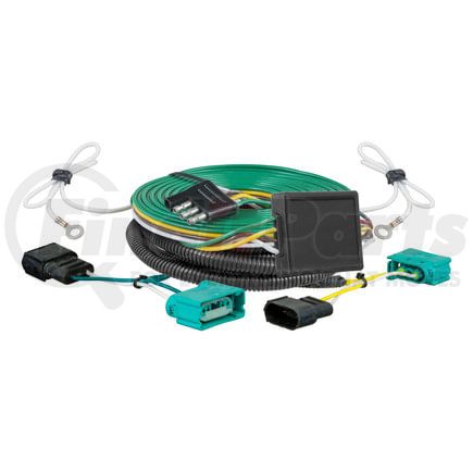 CURT Manufacturing 58971 Custom Towed-Vehicle RV Wiring; Select Chevrolet Equinox with LED Taillights