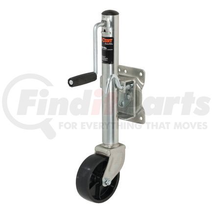 CURT Manufacturing 28112 Marine Jack with 6in. Wheel (1;200 lbs; 10in. Travel)