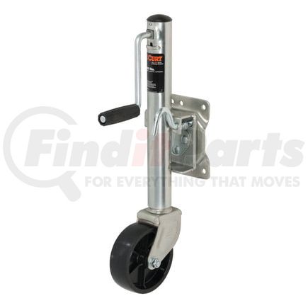 CURT Manufacturing 28113 Marine Jack with 6in. Wheel (1;200 lbs; 10in. Travel; Packaged)