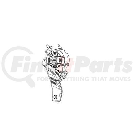 Haldex 40020318 Self-Setting Automatic Brake Adjuster (S-ABA) - Rear Brake, 6 in. Arm Length, 1.5 in. (Spline Diameter), 10 (Spline Quantity)