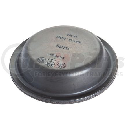 Haldex DP24L Air Brake Air Spring Diaphragm - Service Chamber Size: 24, 2.25 in. - 2.5 in. Stroke Length, Long Stroke