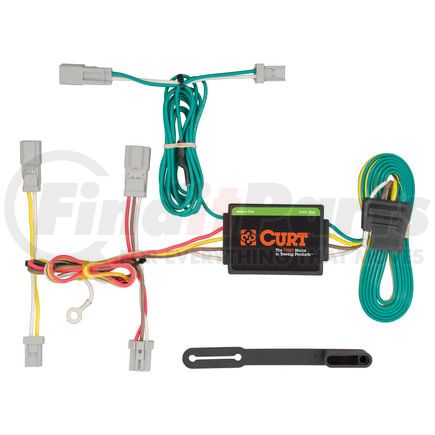 CURT Manufacturing 56231 Custom Wiring Harness; 4-Way Flat Output; Select Acura TL