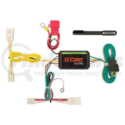 CURT Manufacturing 56241 Custom Wiring Harness; 4-Way Flat Output; Select Hyundai Sonata Hybrid