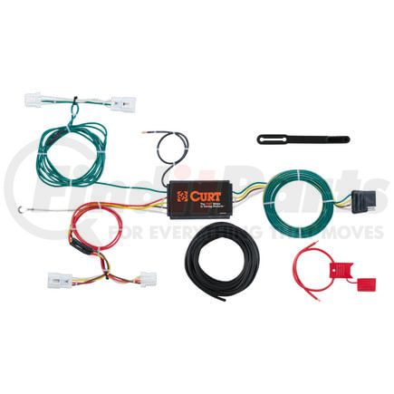 CURT Manufacturing 56294 Custom Wiring Harness; 4-Way Flat Output; Select Nissan Maxima