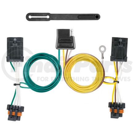 CURT Manufacturing 56340 Custom Wiring Harness; 4-Way Flat Output; Select Buick LaCrosse