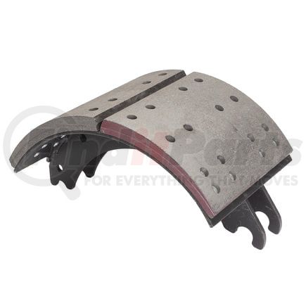 Haldex GD4710QR Drum Brake Shoe and Lining Assembly - Rear, without Hardware, for use with Meritor "Q" Plus