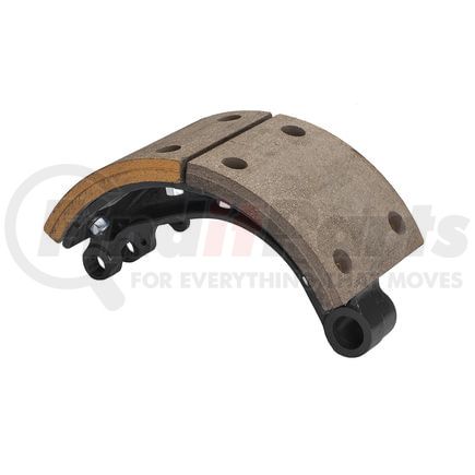 Haldex GG4544TCR Drum Brake Shoe and Lining Assembly - Rear, Relined, 1 Brake Shoe, without Hardware, for use with Dana (Kershaw) and Standard Forge Applications