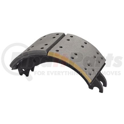 Haldex GG4515X3R Drum Brake Shoe and Lining Assembly - Rear, without Hardware, for use with Fruehauf "XEM3"