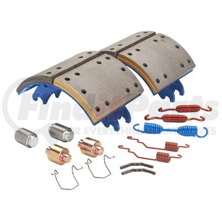 Haldex GG4692DQ2J Drum Brake Shoe Kit - Rear, 2 Brake Shoes, with Hardware, FMSI 4692