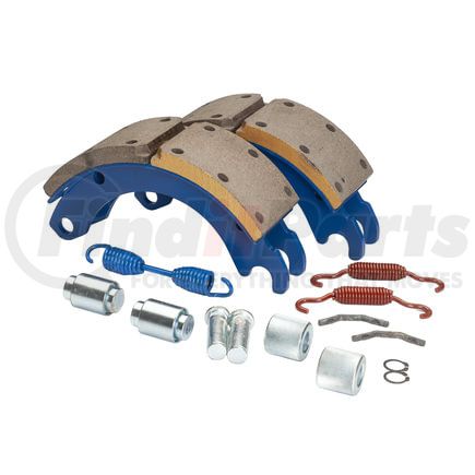 Haldex GG4700DXQJ Drum Brake Shoe Kit - Rear, 2 Brake Shoes, with Hardware, FMSI 4700