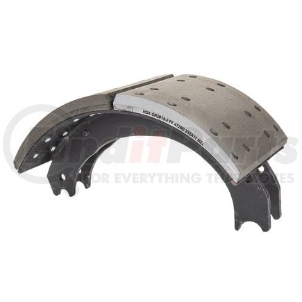 Haldex GR4726ES2R Drum Brake Shoe and Lining Assembly - Rear, without Hardware, for use with Eaton "ESII"