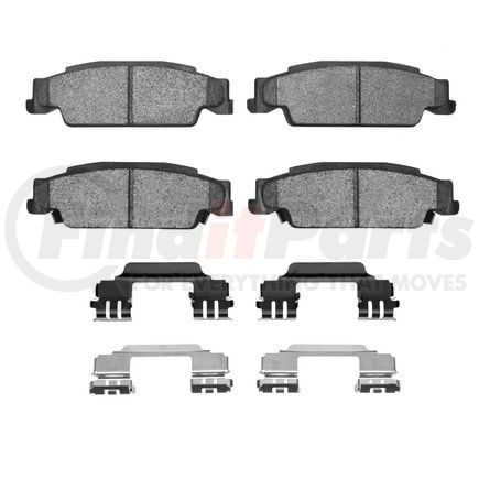 Dynamic Friction Company 1551-0922-01 5000 Advanced Pads - Ceramic and Hardware Kit