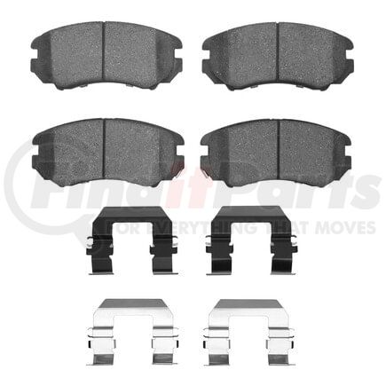Dynamic Friction Company 1551-0924-01 5000 Advanced Pads - Ceramic and Hardware Kit