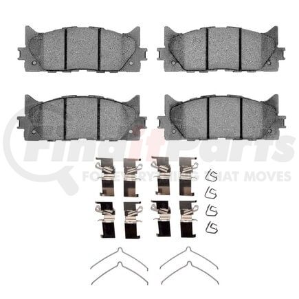 Dynamic Friction Company 1310-1293-01 3000 Ceramic Pads and Hardware Kit