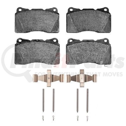 Dynamic Friction Company 1551-1001-01 5000 Advanced Pads - Low-Metallic and Hardware Kit
