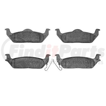 Dynamic Friction Company 1551-1012-00 5000 Advanced Brake Pads - Semi Metallic