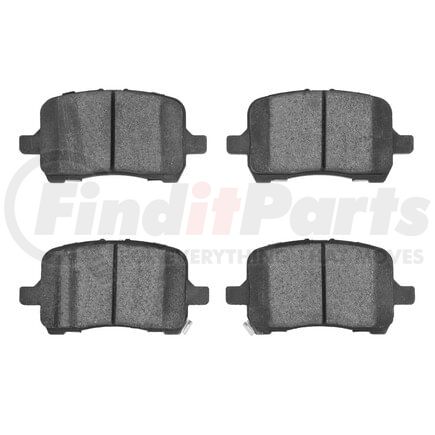 Dynamic Friction Company 1551-1028-00 5000 Advanced Brake Pads - Low Metallic