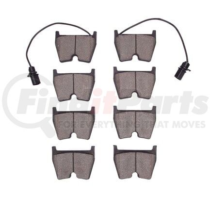 Dynamic Friction Company 1551-1029-00 5000 Advanced Brake Pads - Low Metallic