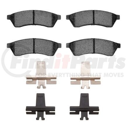 Dynamic Friction Company 1551-1030-01 5000 Advanced Pads - Ceramic and Hardware Kit