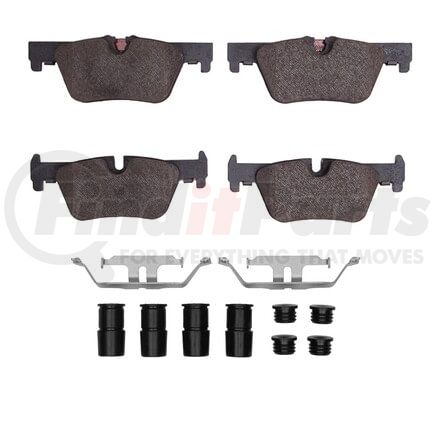 Dynamic Friction Company 1551-1613-01 5000 Advanced Pads - Ceramic and Hardware Kit