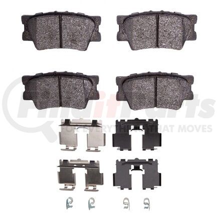Dynamic Friction Company 1551-1632-02 5000 Advanced Pads - Ceramic and Hardware Kit