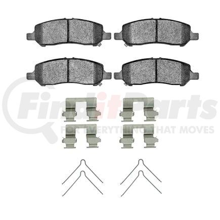 Dynamic Friction Company 1551-1647-01 5000 Advanced Pads - Ceramic and Hardware Kit